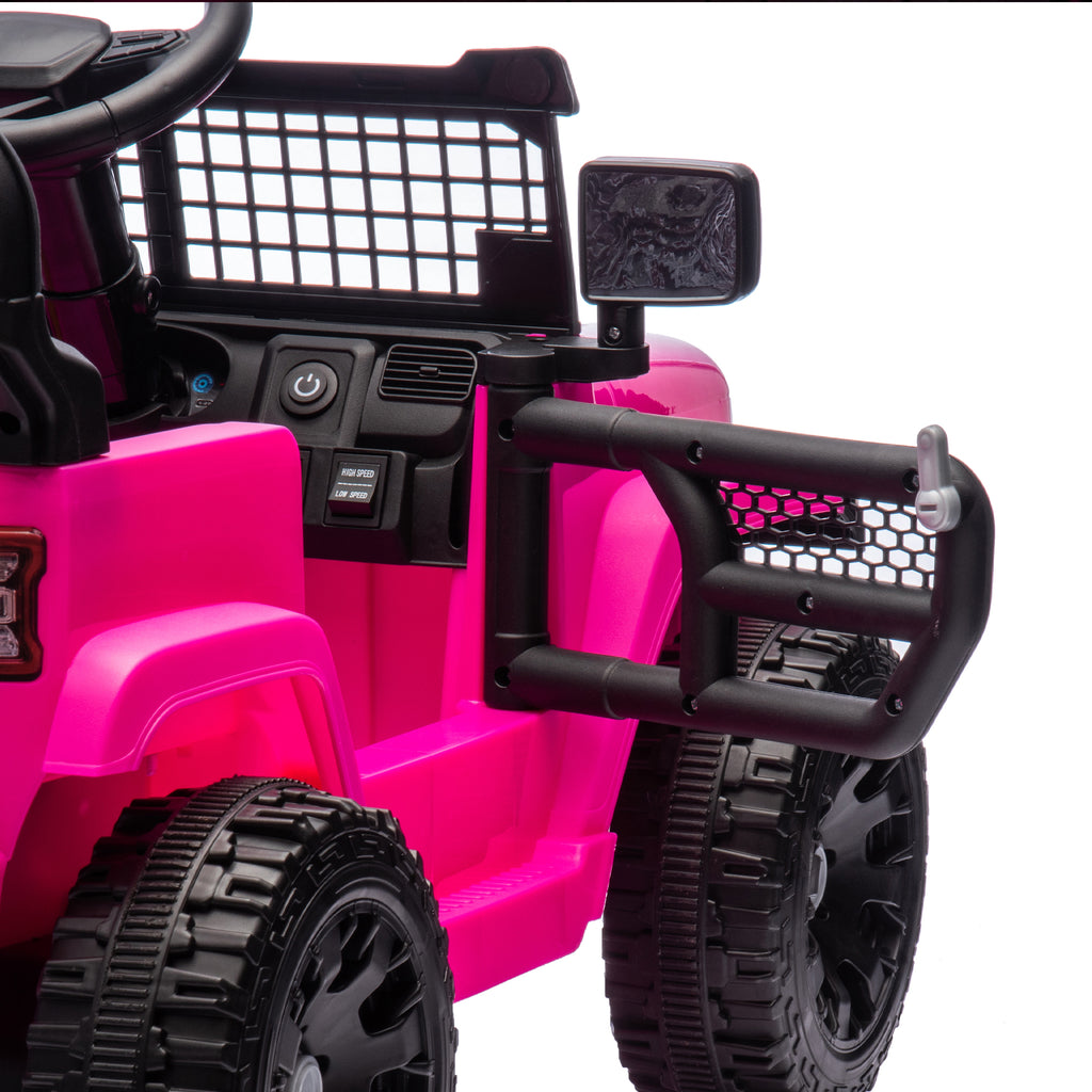 24V Kids Ride-On Electric Car with Parent Remote Control, Bluetooth & LED Lights