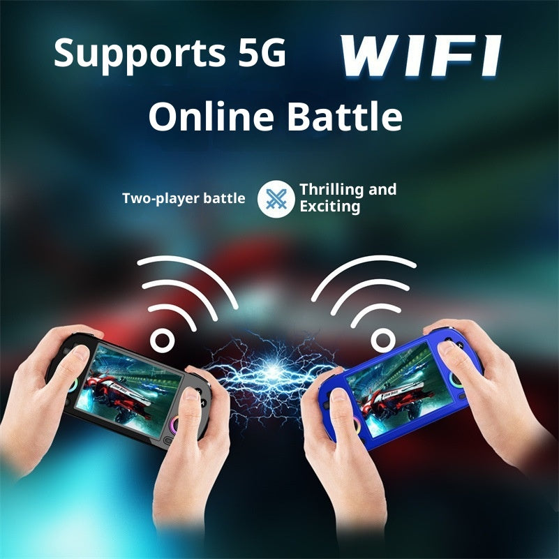 RG40XX H 4-Inch Retro Handheld Game Console with 5GHz WiFi, H700 Processor, RGB Dual Joysticks, HDMI & Bluetooth