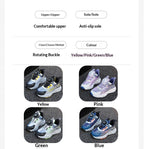 Kids Lightweight Dial Sneakers – Breathable Sport Shoes