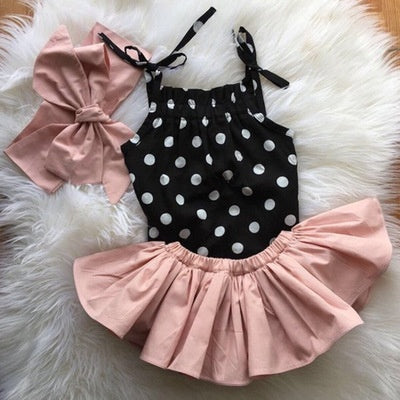 3-Piece Girls Skirt Set – Cute & Stylish for infants