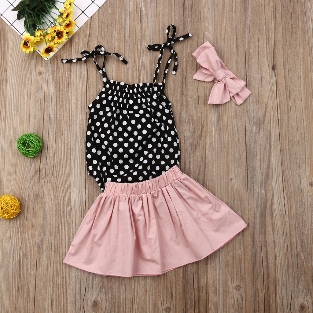 3-Piece Girls Skirt Set – Cute & Stylish for infants