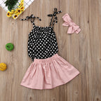 3-Piece Girls Skirt Set – Cute & Stylish for infants