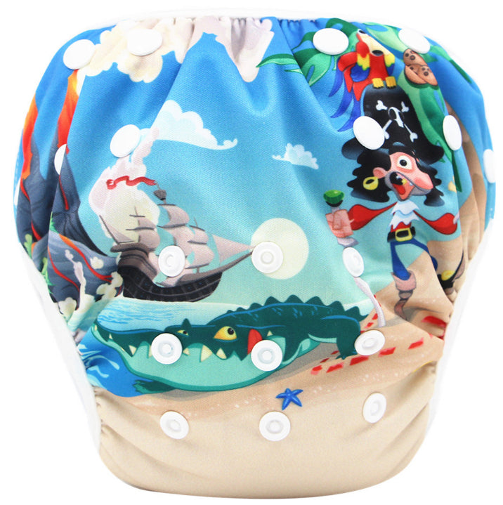Cartoon swimming trunks