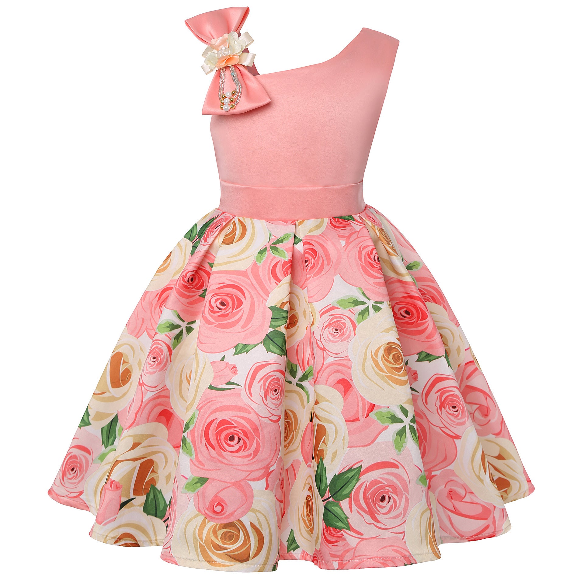 Girls Floral Dress Party Outfit for kids