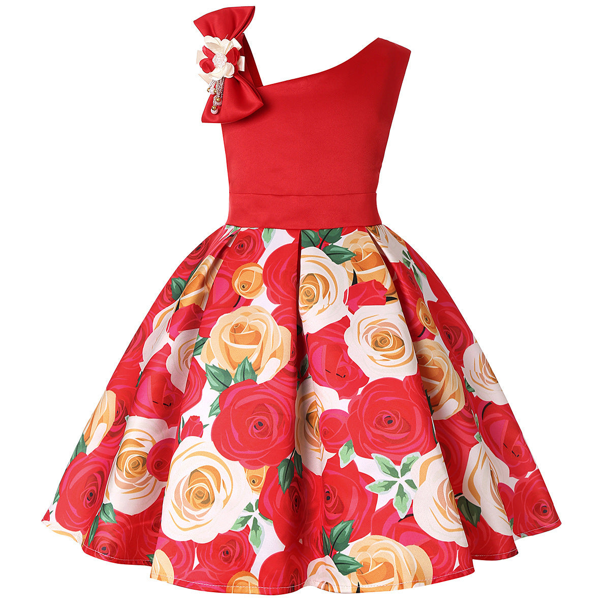 Girls Floral Dress Party Outfit for kids