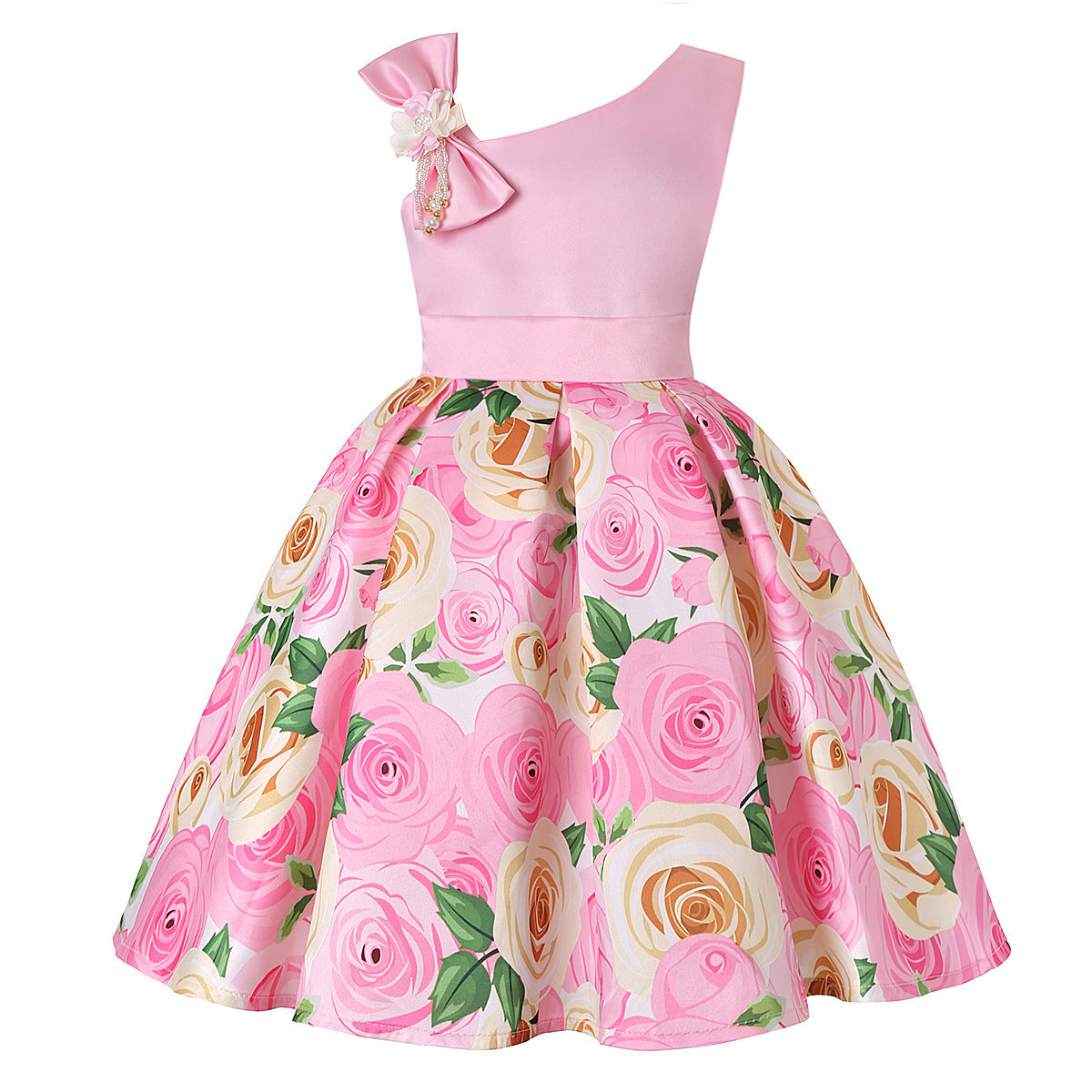Girls Floral Dress Party Outfit for kids