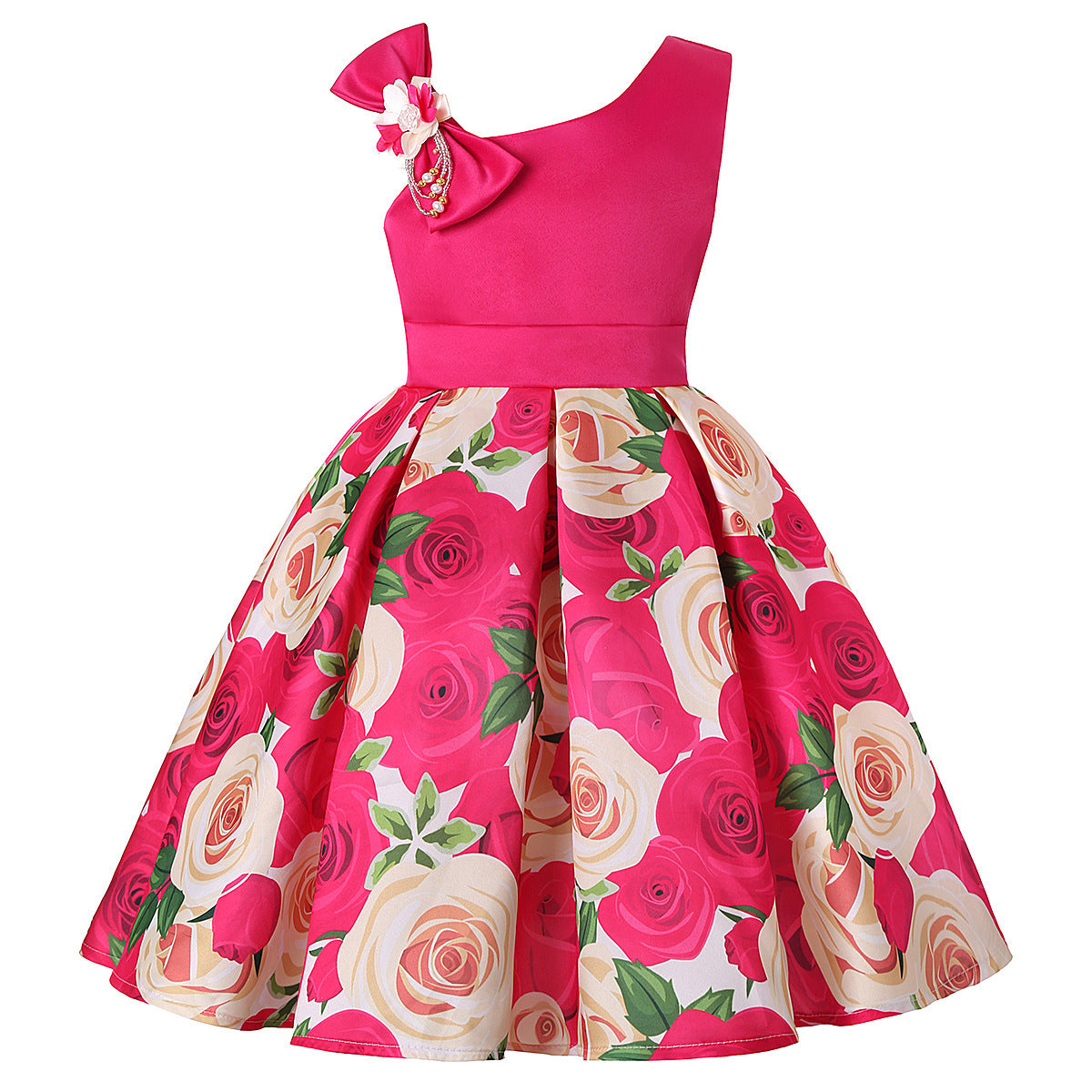 Girls Floral Dress Party Outfit for kids
