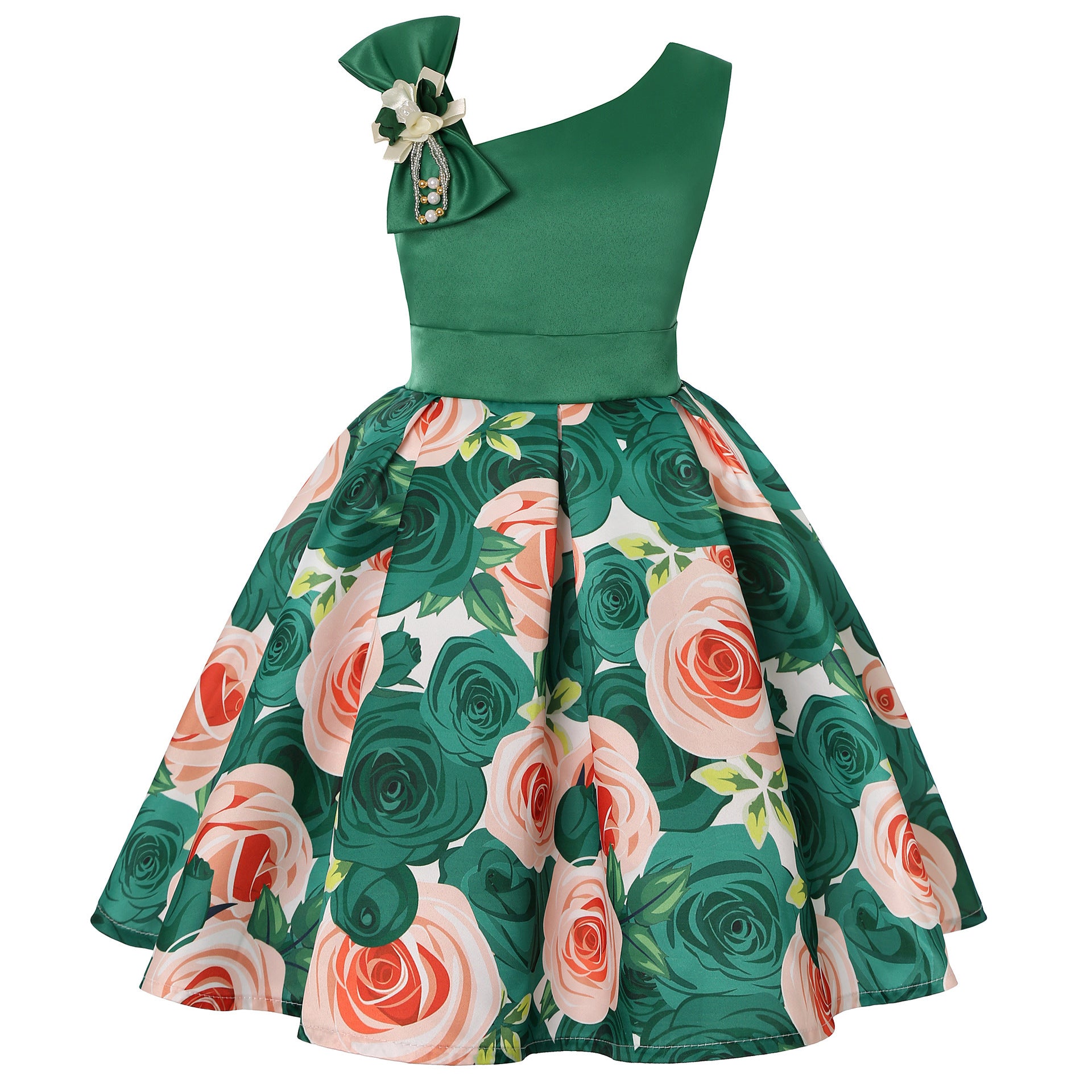 Girls Floral Dress Party Outfit for kids