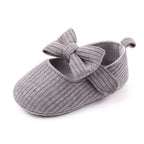 Bowknot Woolen Knit Shoes for infants