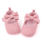Bowknot Woolen Knit Shoes for infants