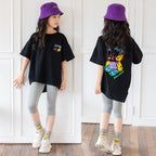 Cartoon Print Girls Top for kids