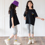 Cartoon Print Girls Top for kids