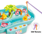 Interactive Water Fishing Toy - Rotating & Musical - for babies & toddlers