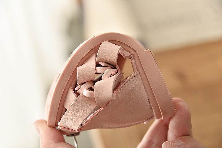 Girls Summer Gladiator Sandals – Soft Leather Roman-Style Shoes