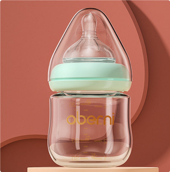 Newborn Wide Bore Glass Bottle