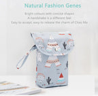 Portable Waterproof Baby Diaper Storage Bag – Compact Travel Organizer for Diapers & Wipes