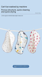 Memory Foam Baby Pillow for Newborns – Anti-Flat Head Infant Support Pillow