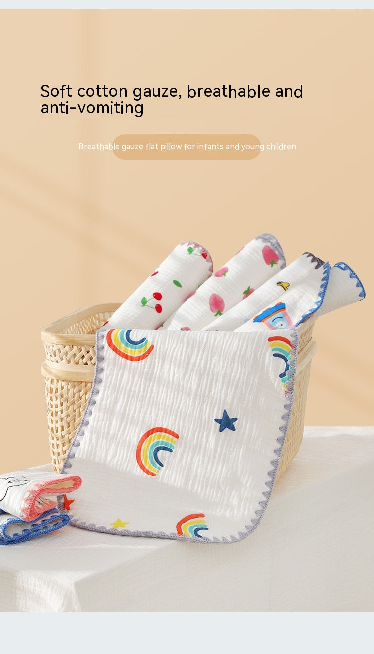 Memory Foam Baby Pillow for Newborns – Anti-Flat Head Infant Support Pillow