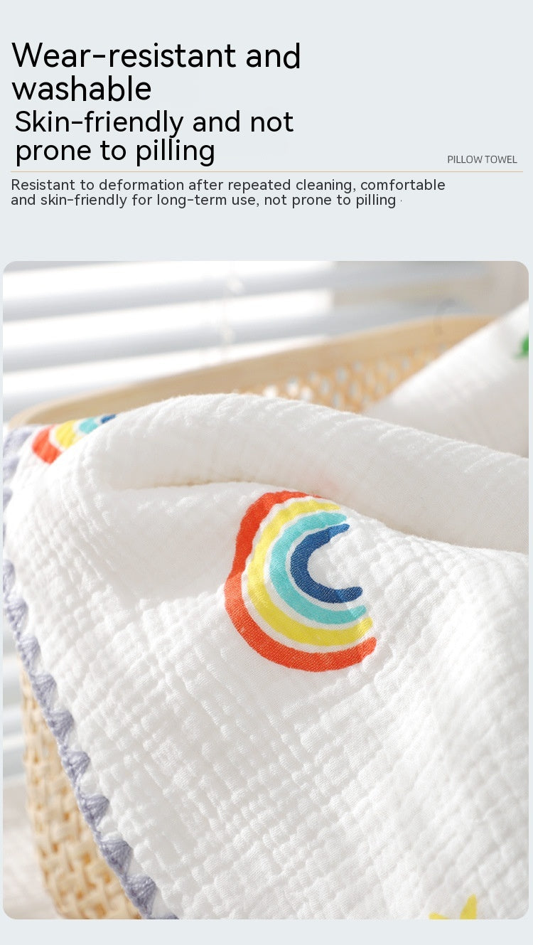 Memory Foam Baby Pillow for Newborns – Anti-Flat Head Infant Support Pillow