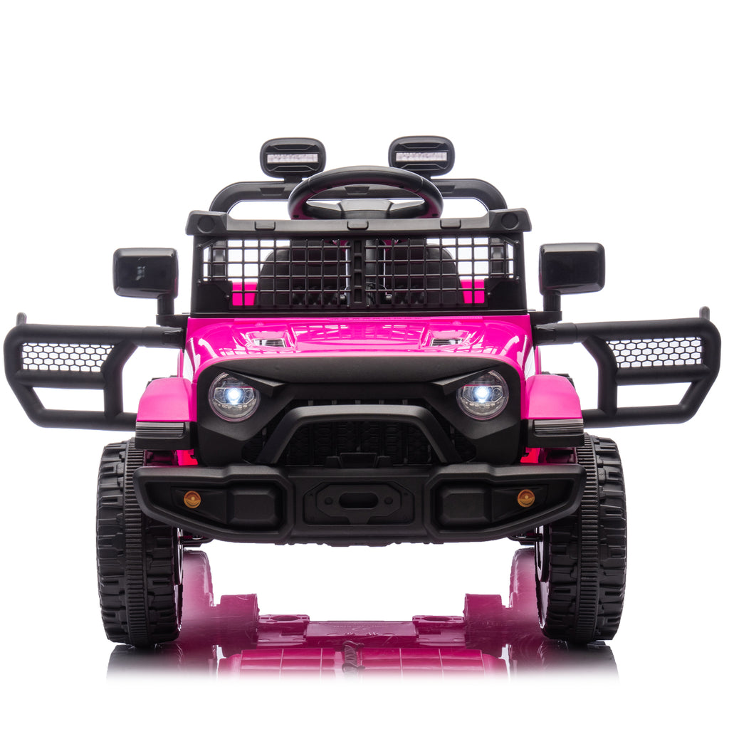 24V Kids Ride-On Electric Car with Parent Remote Control, Bluetooth & LED Lights
