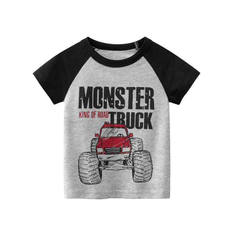 Boys Fashion Short Sleeve Top for toddlers and kids