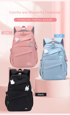 Fashion Primary School Backpack for Girls – Waterproof  School Bag with Multiple Compartments