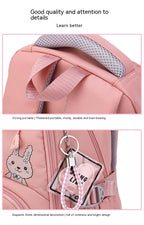 Fashion Primary School Backpack for Girls – Waterproof  School Bag with Multiple Compartments