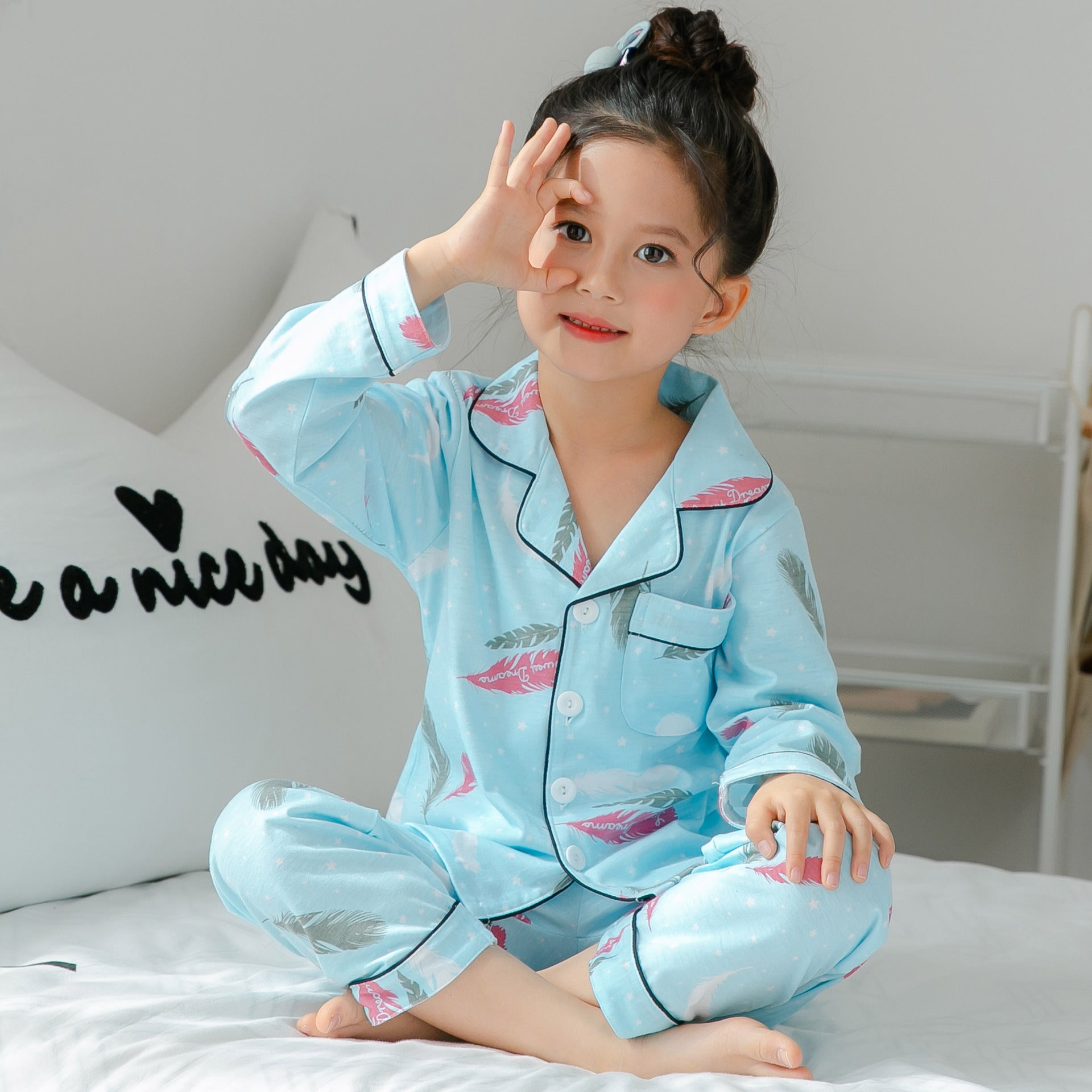 Soft Cotton Pajamas for Girls for kids