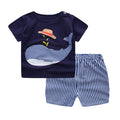 Toddlers Cartoon Summer T-Shirt & Shorts Set
