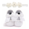Soft Princess Shoes & Headband Set for Infants