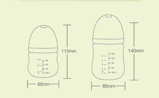 Baby Glass Feeding Spoon Bottle | Borosilicate Baby Feeding Bottle Gift Set