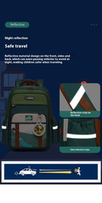 Large Capacity Primary School Backpack – Lightweight Waterproof School Bag for Boys & Girls