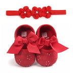 Soft Princess Shoes & Headband Set for Infants
