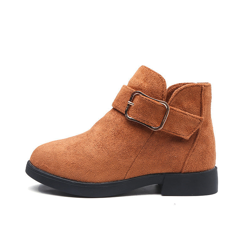 Kids Elegant suede leather boots
