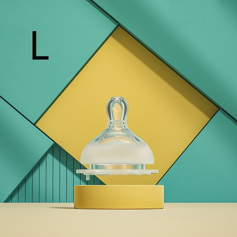 Newborn Wide Bore Glass Bottle