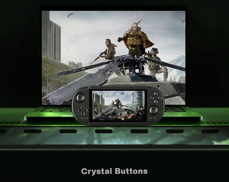 Mini Large Screen Open Source Handheld Gaming Console – Portable Retro Game System with Android