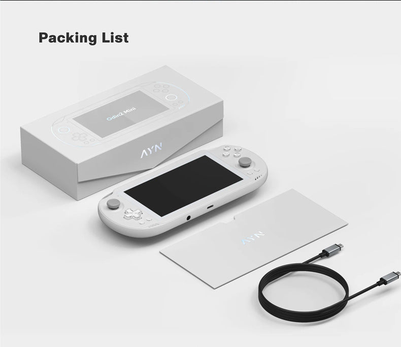 Mini Large Screen Open Source Handheld Gaming Console – Portable Retro Game System with Android