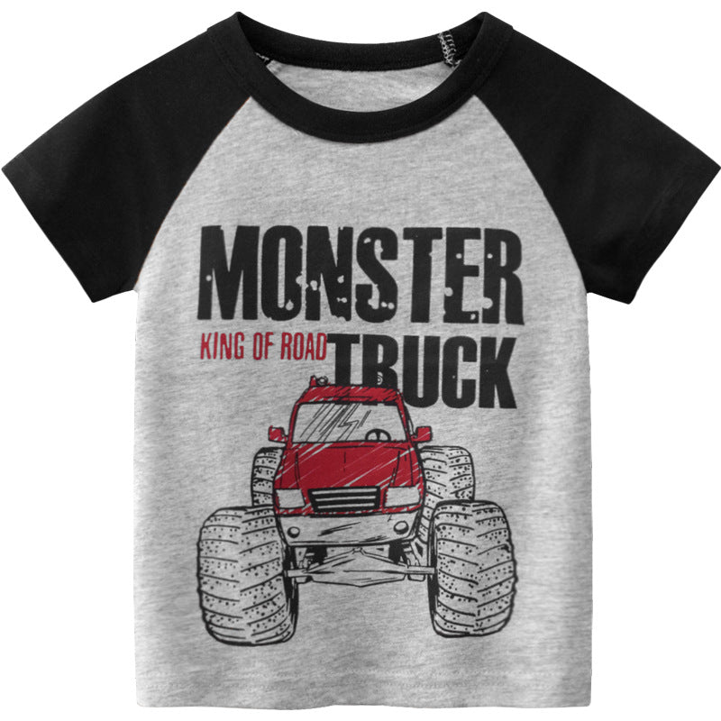 Boys Fashion Short Sleeve Top for toddlers and kids