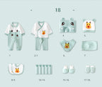 Premium Newborn Baby Clothing Gift Set | 18–26 Piece Cotton Gift Box