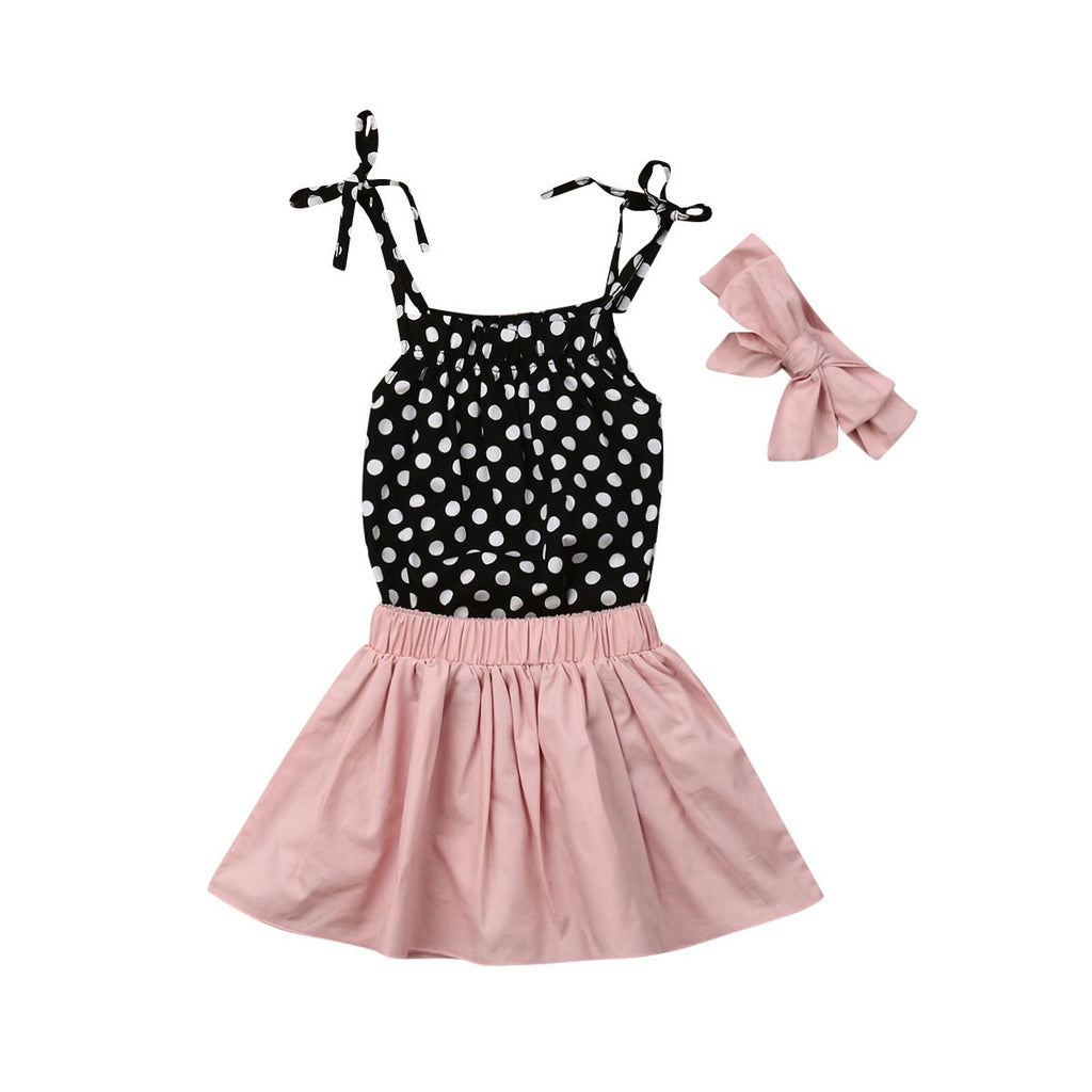 3-Piece Girls Skirt Set – Cute & Stylish for infants