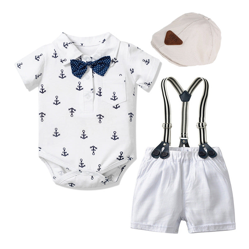 Boy Gentleman Romper Set for Infant