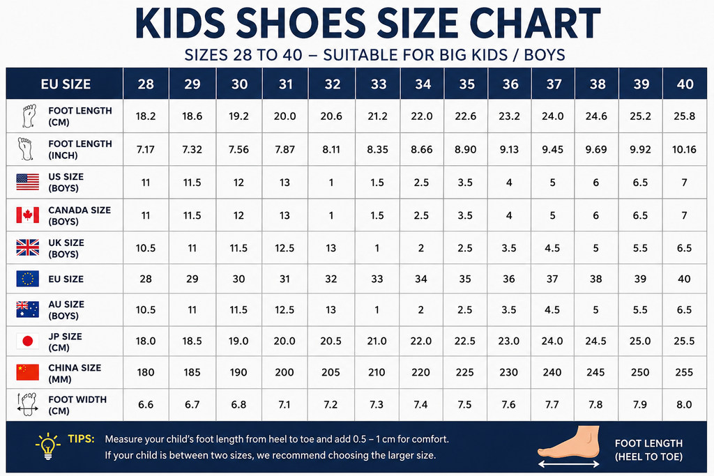 Breathable Boys Sports Sneakers - for kids