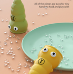 Montessori Apple Worm Sorting Toy – Educational Fine Motor & Color Matching Game