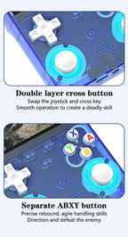 4-Inch Retro Handheld Game Console with WiFi, 720×720 IPS Screen, RK3326 Chip, Dual Joysticks & 3000mAh Battery