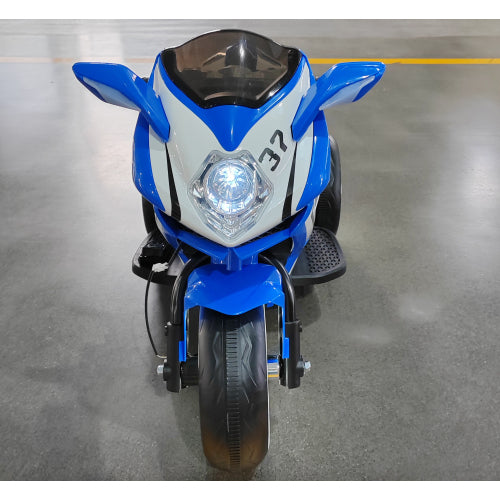 6V Kids Electric Ride-On Motorcycle with LED Light-Up Wheels, Headlight & MP3 Player