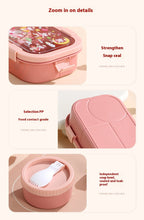 Kids’ Microwaveable Compartment Lunch Box – Cute Leak-Resistant Bento Container