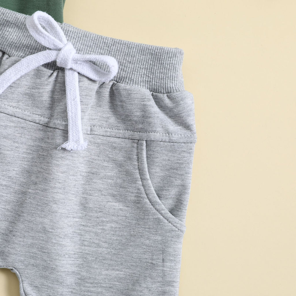 Little Dude Kids 2-Piece Summer Outfit – Cotton T-Shirt & Shorts Set