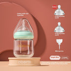Newborn Wide Bore Glass Bottle