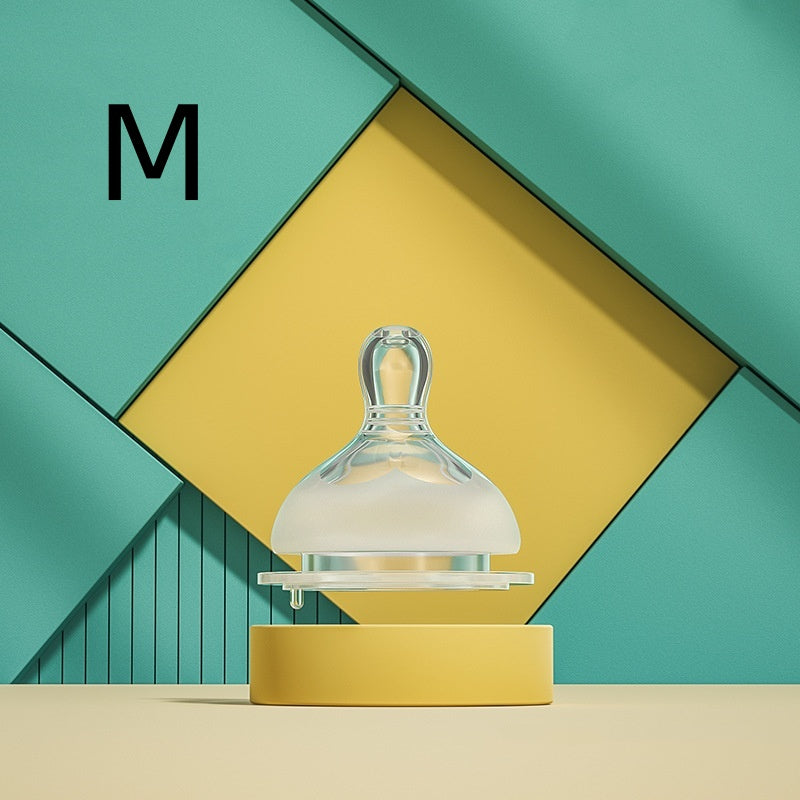 Newborn Wide Bore Glass Bottle