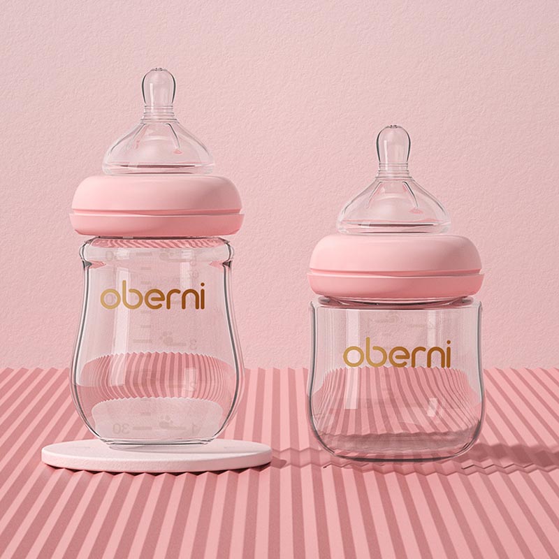 Newborn Wide Bore Glass Bottle